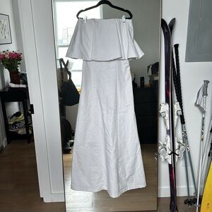 Alexis white maxi dress